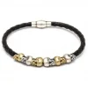 PULSERA RAIVE IMAN CALAVERA COMBINADA