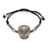 PULSERA RAIVE MACRAME CALAVERA XL