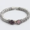 PULSERA RAIVE PLATA CUARZO ROSA