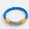 PULSERA RAIVE SEDA AZUL/AMARILLA