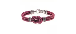 PULSERA SIMPLE KNOT GRANATE
