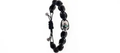 PULSERA SKULL ESMERALDA BALLS
