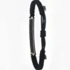 PULSERA SLAVE DOUBLE BLACK MACRAME