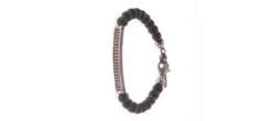 PULSERA SLAVE EBANO & DIAMONS M