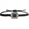PULSERA SQUARE NEGRA