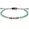 PULSERA SUNFIELD TURQUESA Y HEMATITE MARRON