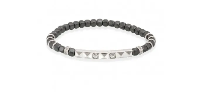 PULSERA TACHUELAS PLATA