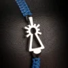 PULSERA VIRGEN NYLON AZUL KLEIN