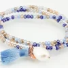 PULSERA ZEN AZUL PERLA