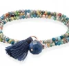 PULSERA ZEN CUARZO AZUL