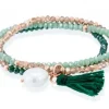 PULSERA ZEN TRIPLE VERDE