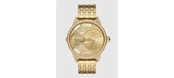 RELOJ DIESEL MINI DADDY DORADO