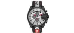 RELOJ DIESEL NAYLON NEGRO