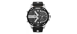 RELOJ DIESEL XXL CUERO/ACERO
