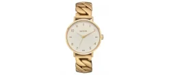 RELOJ NIXON ARROW CHAIN GOLD VANILLA