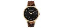 RELOJ NIXON ARROW LEATHER GOLD RUST