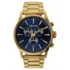 RELOJ NIXON SENTRY CHRONO DORADO