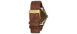 RELOJ NIXON SENTRY LEATHER VERDE