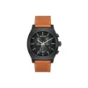 RELOJ NIXON TIME TELLER CHRONO LEATHER BLACK/STAMPED